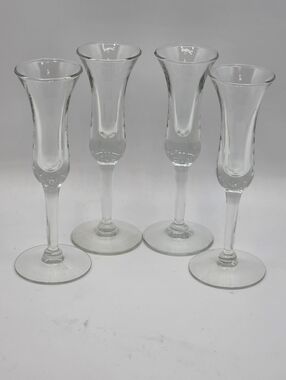 Vintage Modernist Aperitif Cordial Glasses